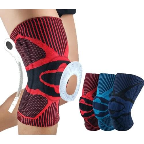 1 pcs Knee sleeve protector brace support arthritis bandage elastic football soccer basketball volleyball muscle compression