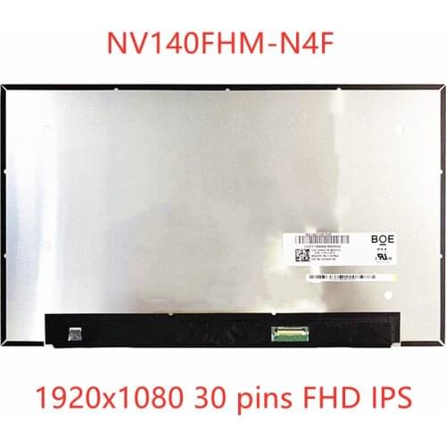14.0" LED LCD SCREEN PANEL DISPLAY Matrix 1920x1080 NV140FHM-N4F replacement FHD IPS EDP 30PINS