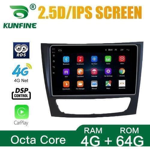Car Radio For Benz E Class 2005-2008 Android Core Octa 10.0 Car DVD GPS Navigation Player Deckless Car Stereo Headunit