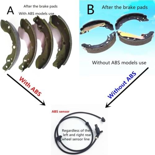 Car rear brake pad for Geely CK1 CK2 CK3