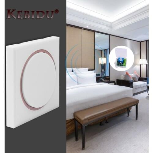 Kebidu 433Mhz Wireless Wall Remote Control Switch RF Relay Receiver Smart Home Module Lights Switch For Lamps Fans