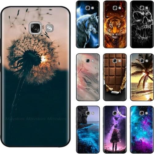 For Samsung Galaxy A3 2017 Case A320 A320F Cute Cartoon Cover for Fundas FOR Samsung A3 2017 Silicon Soft Coque A 3 2017 4.7inch