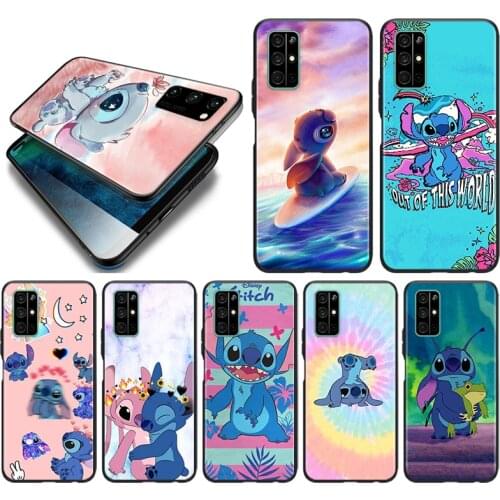 Disney Cute Stitch For Huawei Honor 9C 9N 9X 9S 9A 9 8 8A 10 10i 10X X10 V30 V20 V9 View 20 Pro Lite Phone case