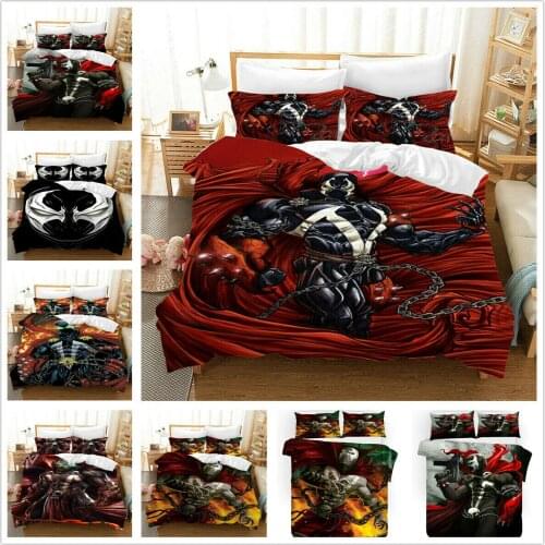 Spawn Home Textile Pillow Case 3D Bed Linen Duvet Covers Comforter Bedding Sets Bed Set Home Decor Bedding
