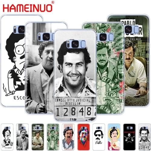 HAMEINUO Fashion Pablo Escobar cell phone case cover for Samsung Galaxy S9 S7 edge PLUS S8 S6 S5 S4 S3 MINI