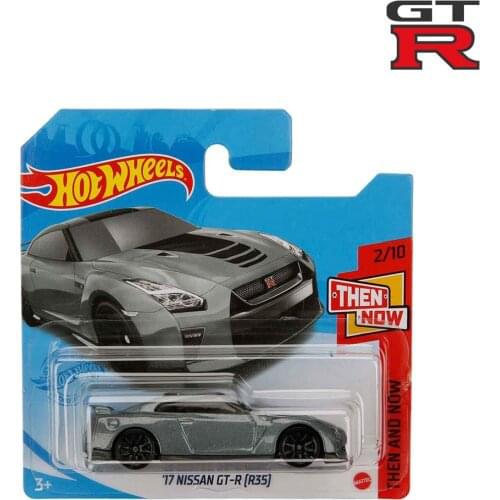 2021 Hot Wheels Then and Now '17 Nissan GT-R (R35) Grey