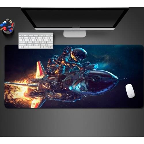 Fashion Space Personality Unique Creativity Gods Beautiful Anime Lockedge Mouse Mat Rubber Mousemats To Gamer Anime Mouse Pads