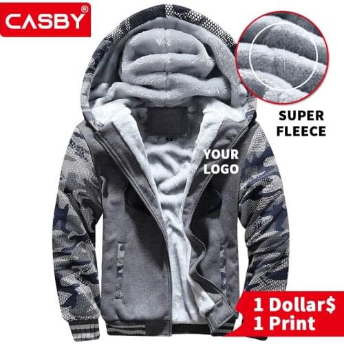 2020 Winter Design Logo Zipper Hoodies Fashion Custom Graphic Fleece Jacket New Simple All-match DIY Print Mens Clothing D62