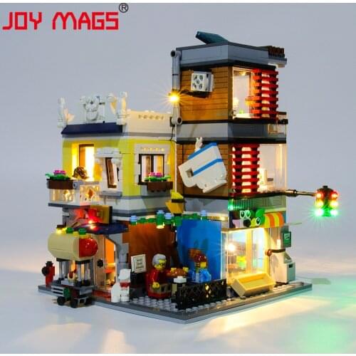 JOY MAGS Only Led Light Kit For 31097 CREATOR Townhouse Pet Shop & Café ,(NOT Include Model)