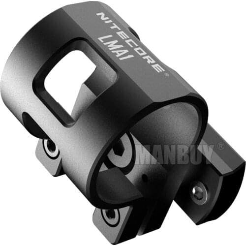 Nitecore LMA1 Rotary Flashlight Helmet Mount Aluminum Alloy Accessories for 25.4mm Torch MT10C P05 P10GT P12GTS MH10 EC11 MT21C