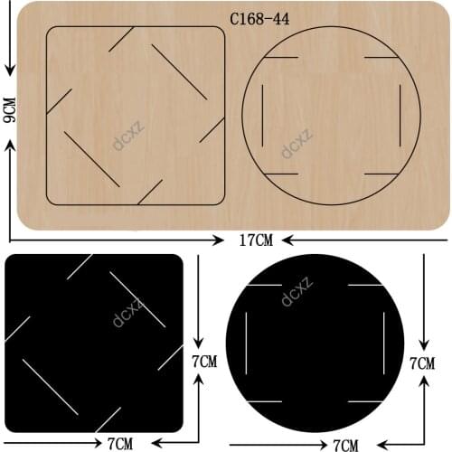 New Flower basket Wooden die Scrapbooking C168-44 Cutting Dies Custom
