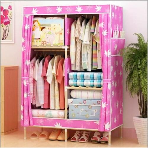 Factory Price Solid Wood Wardrobe length 100 cm
