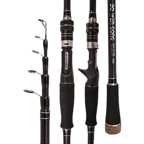 Fishing Rod Carbon Telescopic Rod Spinning Rod Casting Rod Sea Fishing Rods Fishing Equipment Lure Rod Fishing Gear Fishing Tool