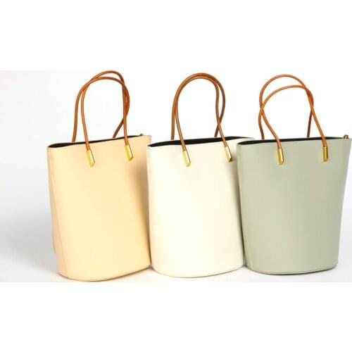 Large Capacity Women Causal Tote Handbag Pure Color PU Leather Ladys Messenger Crossbody Bag Armpit Bags