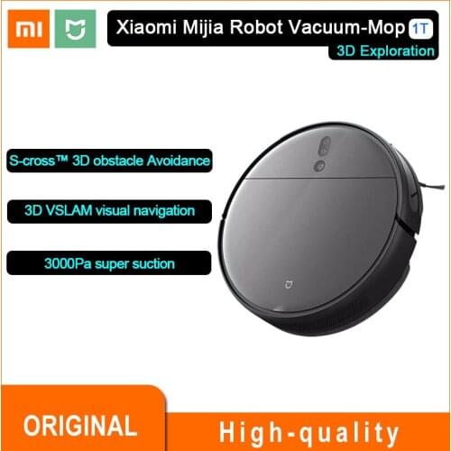 XIAOMI MIJIA Robot Vacuum Cleaner 1T 3D Exploration 3000Pa Dry Wet Mopping 3D VSLAM Visual Navigation For Office Home 2020 NEW