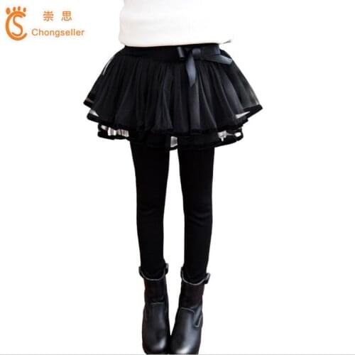 Toddler Girls Pantskirt Kids Cotton Leggings Skirt Pants For Spring 2018 Children Costume Pants Clothes Girls Skirt-pants