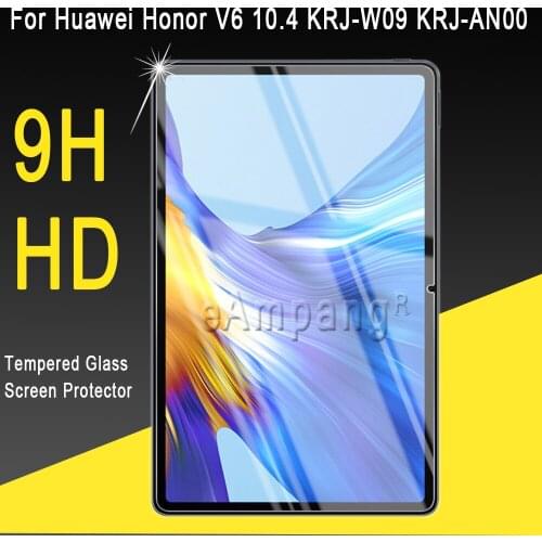 Tempered Glass For Huawei Honor V6 10.4 KRJ-W09 KRJ-AN00 Screen Protector 9H HD 0.3mm Tablet Scratch Proof Protective Film