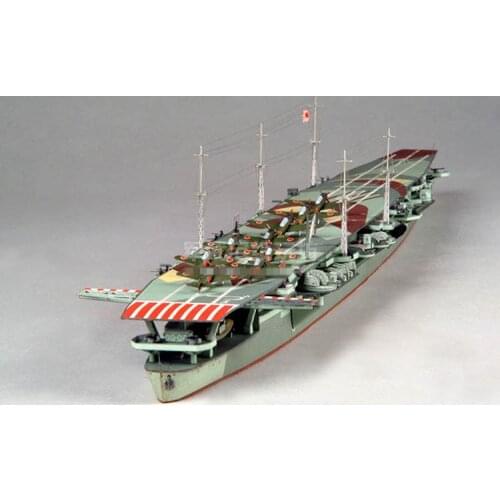1:400 Scale Japanese Aircraft Carrier Zuiho DIY Paper Model Kit Puzzles Handmade Toy DIY
