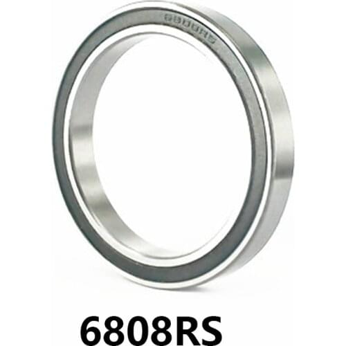 1pcs/lot 6808RS Deep Groove Ball Bearing 6808-RS 6808RS 40*52*7mm 40*52*7 High Quality Bearing Steel Material