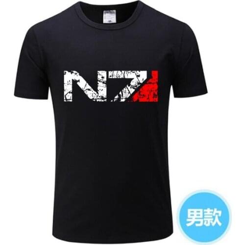 2020 Brand Games N7 Mass Effect 3 T Shirt Men Systems Alliance Military Emblem Game TShirts Women Tee T-Shirt Men TShirt GG66