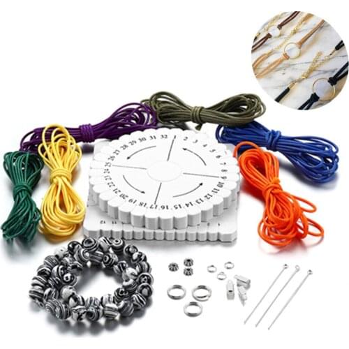 630pcs/lot Waxed Cord Jewelry Making Kits Cotton Thread String Strap Cord for DIY Bracelets Jewelry Making Set Accessories