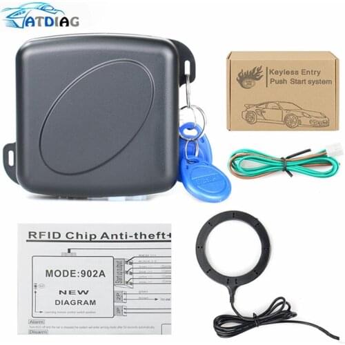 Car Alarm Remote Control Car Keyless Entry Engine Start Alarm System Push Button Remote Starter Stop Auto