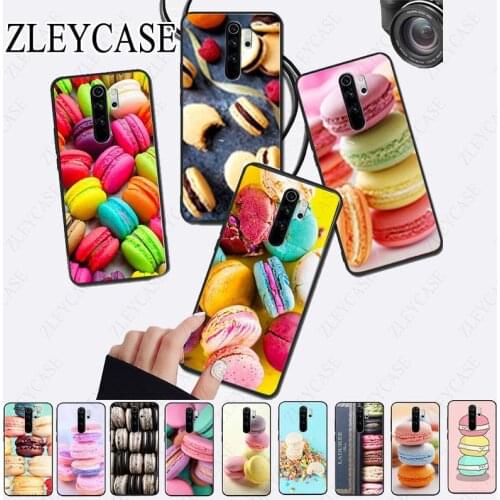 Dessert macarons Phone Case cover Shell for redmi note8pro note7 note5 note6pro 7A 8A 8 note9s note9pro Note 8T Cellphones