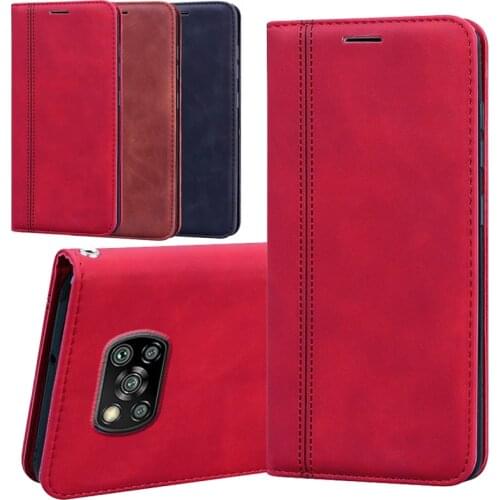 For Xiaomi Poco X3 Pro Little X3 NFC Case Leather Wallet Flip Cover Book Pocophone Poko X3 чехол Funda Protector Shell Coque Bag