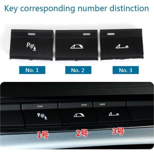 For BMW E89 Z4 2009-2016 Center Console Parking Radar Sensor Switch Button Cover Multi-function Roof Button 61319146642