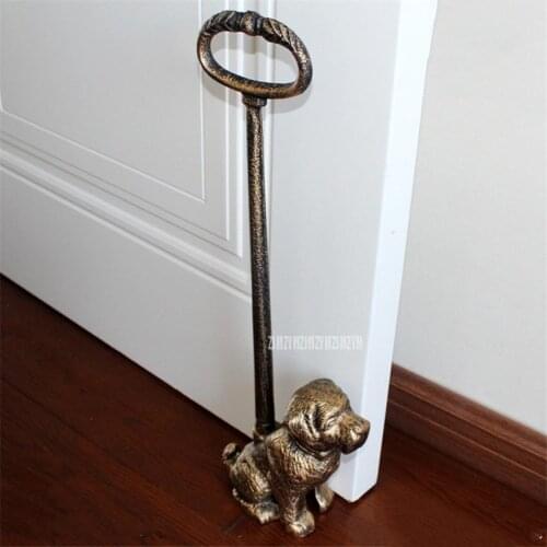 European Modern Dog Horse Cute Door Stops Cartoon Creative Iron Metal Security Door Stopper Holder Catcher Furniture Hardware