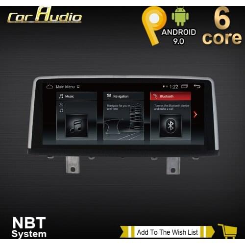 10.25" Android 9.0 6 Core Car Multimedia Player For BMW 3 4 Series F30 F31 F32 F33 NBT system GPS Navigation Bluetooth 4G