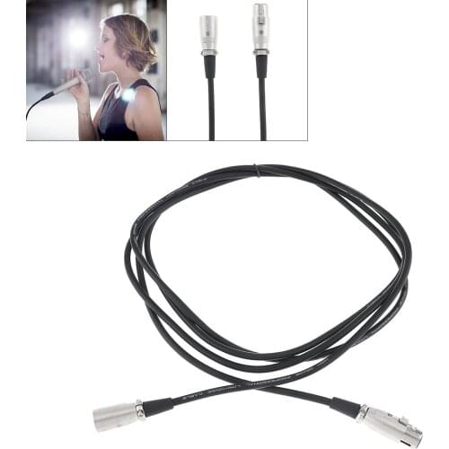 2m 3 Pin XLR Male to Female Microphone Extension Cable Audio Video Extension Cables Cord Wire Line Microphone Accessories