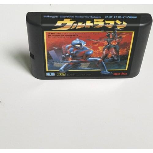 Ultraman - 16 Bit MD Game Card for Sega Megadrive Genesis Video Game Console Cartridge