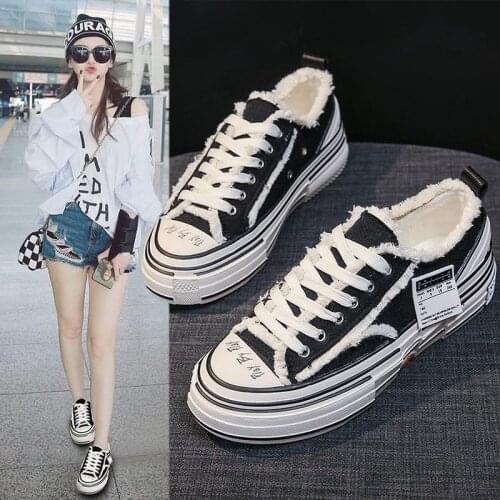 2020 Women Designer Sneakers Joker Low Cut Casual Canvas Shoes Vulcanize Shoes for Women Zapato Transpirable Mujer Large Size