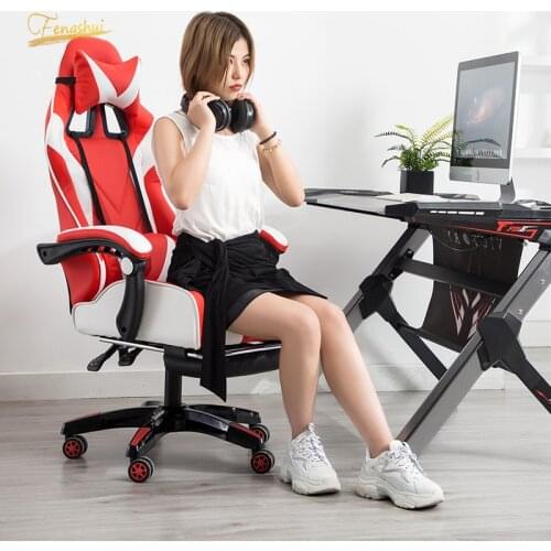 2020 NEW Professional Computer Chair DNF LOL Internet Sports Racing Armchair Chair WCG Play Gaming Lounge Recliner Lifting Chair