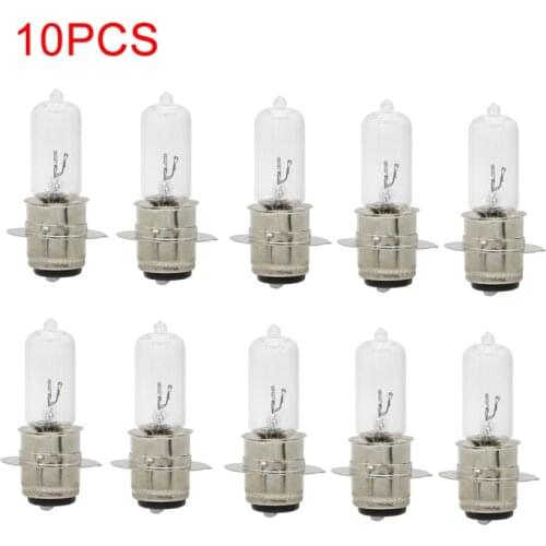 10pcs 6V 15/15W Headlight Bulb For Honda CT70 CL70 C100 S65 Z50 ATC 70 90 34901-001-025 34901-001-671 Headlamp Head Light Bulbs