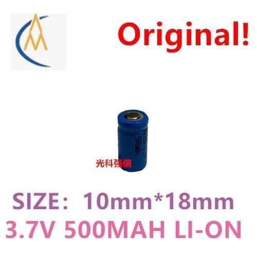 New genuine KX CR rechargeable lithium battery 10180 3.6v/3.7v 500mah led small test toy flashlight