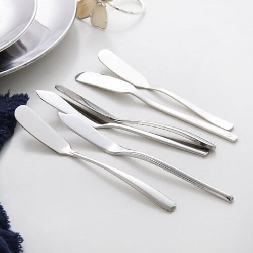 Butter Knife Stainless Steel Jam Knife Spatula Butter Knife Spatula Knife Cheese Knife Western Cheese Knife Moonlight
