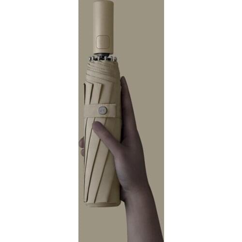 Full Automatic Umbrella Men Windproof Large Sun Folding Rain Umbrella Strong Parasol Travel Outdoor Sombrilla Umbrellas Y6S