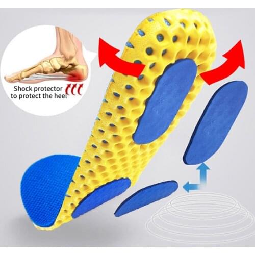 EVA Insoles Soles Mesh Deodorant Breathable Pads Running Insoles Feet Men and Women Breathable Health Insoles Sports Insoles