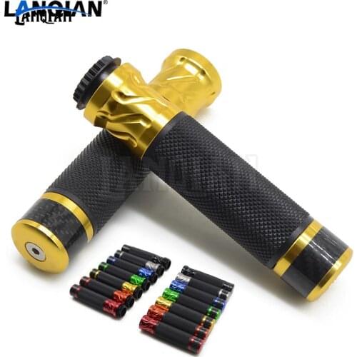 CNC Universal 7/8'' 22MM Motorcycle Handle bar Caps / Handlebar Grips For DUCATI MONSTER ST2 ST4 748 996 998 GT1000 M900 CB650F