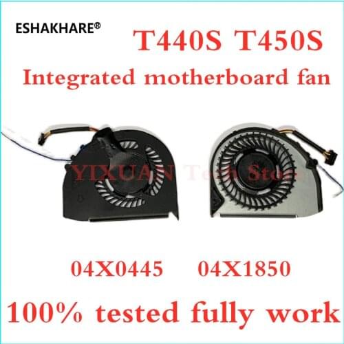 For Lenovo IBM ThinkPad T440s T450s fan notebook cooling CPU fan radiator FRU 04X0445 04X1850 04X0444 integrated motherboard use