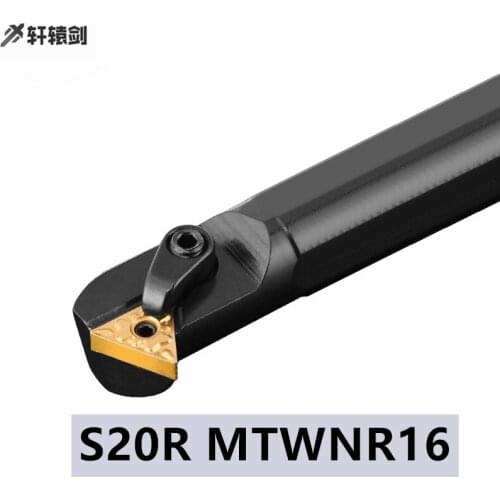1PC S20R MTWNR16 Inner Turning Tool Cutting Handle Holder Carbide Insert TNMG TNMG16