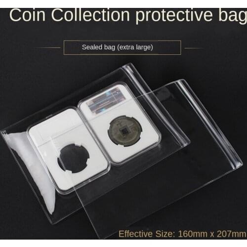 PCCB coin collection protection bag (extra large sealed bag/including 10 bags)