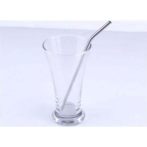 100pcs/lot DHL Fedex Free Shipping 6mm Eco Friendly Stainless Steel Drinking Straws Smoothies Reusable polishing Straws