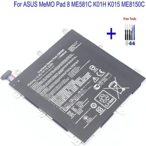 1x 3948mAh / 15.2Wh C11P1330 C11PN3H C11Pn93 Battery For ASUS MeMo Pad 8 ME581CL ME581C K01H K015 ME8150C + Repair Tools kit