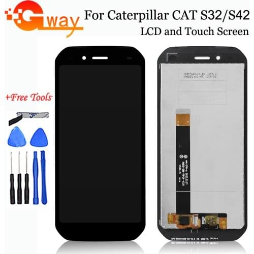 5.5" For Caterpillar CAT S32 LCD Screen Display Touch Panel Digitizer Assembly For Caterpillar CAT S42 LCD Touch Replacement