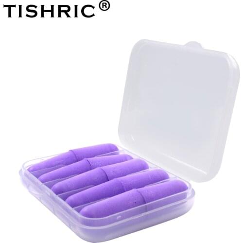 5pairs Box-packed PU Sponge Earplugs Ear Protection Noise Reduction Sound Insulation Sleep Noise Reduction