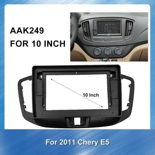 Car Stereo Frame Install Panel Adaptor Refitting fascia for Chery E5 2011 2 Din Car Radio GPS Navigation Fascia Frame Dash Panel