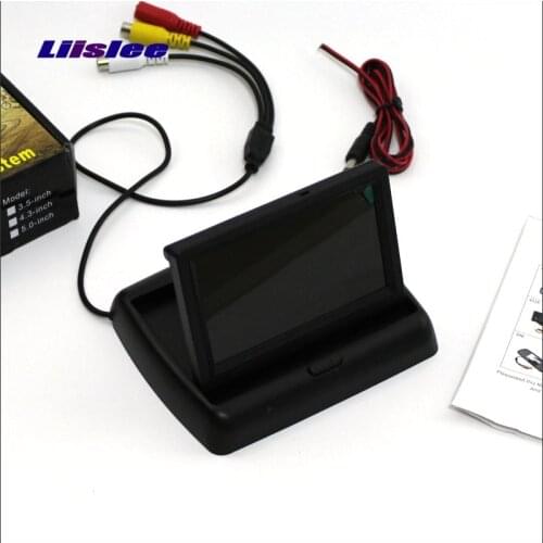 Liislee For Renault Megane 2 II Car Foldable HD TFT LCD 4.3 inch Monitor Screen Display / NTSC PAL Color TV System